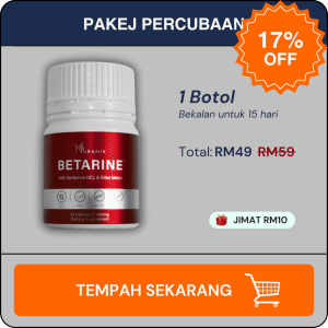 Betarine Pakej Percubaan (1 Botol)